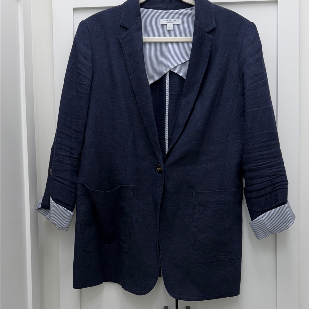 Ann Taylor Dark Blue Women's Blazer